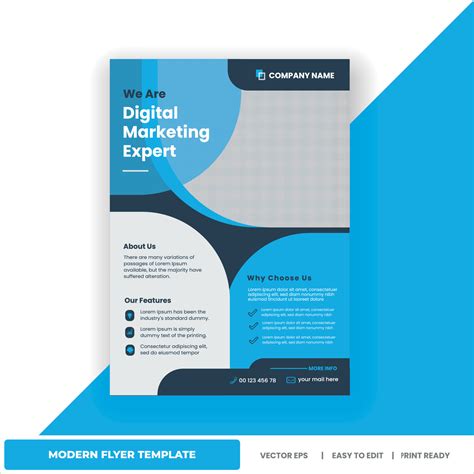 Template Flyer Vector at Alana Toomey blog