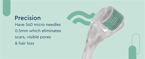 GUBB Derma Roller 0.5mm for Face - Microneedling Tool for Acne Scars ...