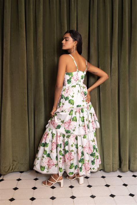Blossom Whimsy Maxi Dress – Sage By Mala