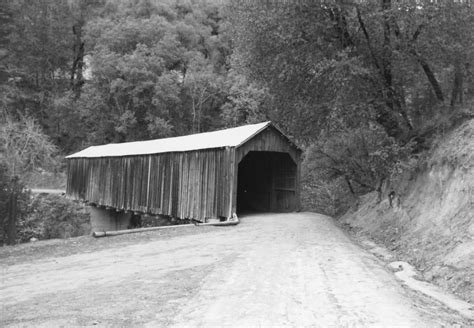 Oregon Creek Covered Bridge - Freeman's Covered Bridge, North San Juan ...
