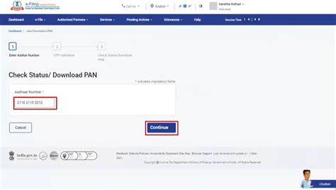 Instant E-PAN User Manual | Income Tax Department