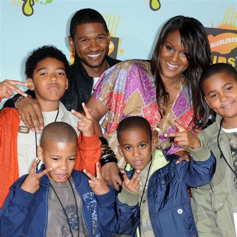 Usher And Wife And Baby