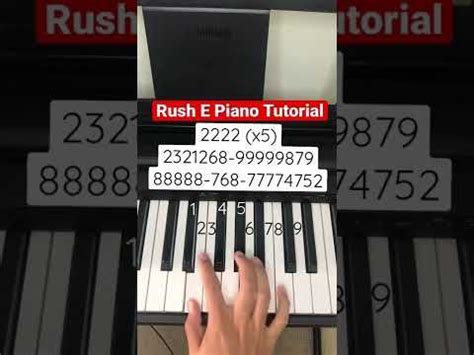 Image result for Rush E Piano Tutorial