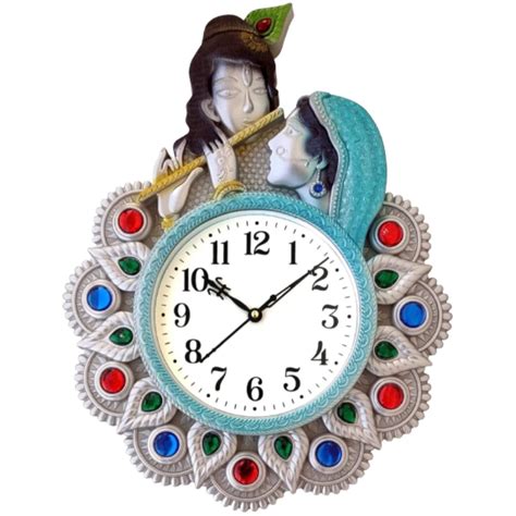 Webelkart Premium Radhe Krishna Playing Flute Unique Style Plastic ...