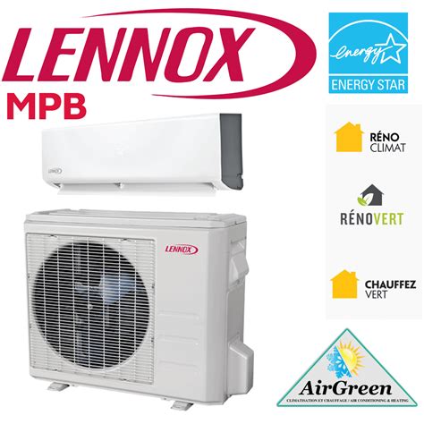 Mural Mini Split 12000 BTU Lennox MPB Montreal Installation – AirGreen ...