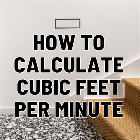How to calculate cubic feet per minute CFM ventilation | MBM Blog
