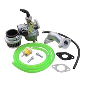 GOOFIT PZ19 Carburetor with Air Filter Carburetor Rebuild Kit ...