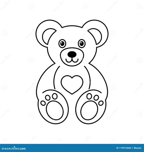 Teddy Bear Outline