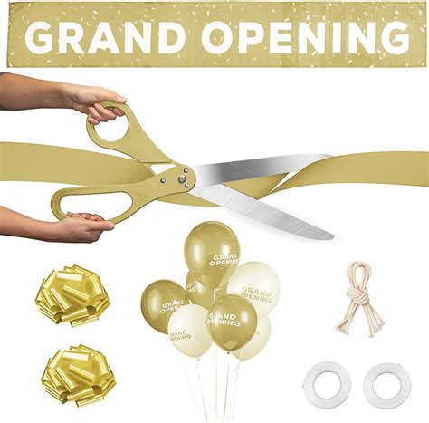 Buy Deluxe Grand Opening Ribbon Cutting Ceremony Kit - 25" Giant ...