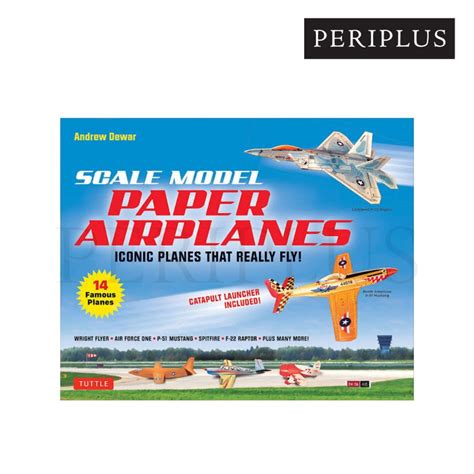 Jual Scale Model Paper Airplanes Kit-9780804851084-Buku Ori Periplus ...