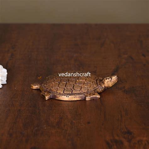 Brass Tortoise Vastu/Feng Shui (0.5 Inch) – Vedansh Craft