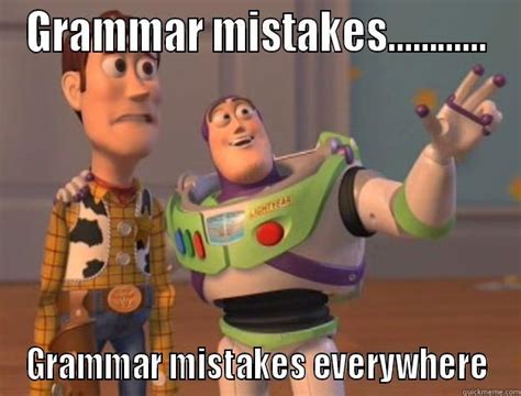 Image result for Grammar Error Meme