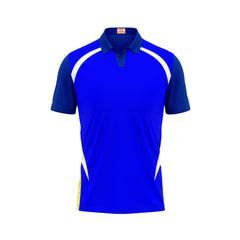 Next Print Customized Polo Neck Royal Blue Jersey NPTS49