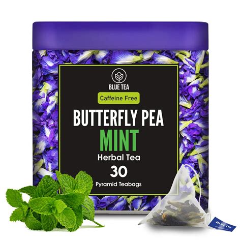 BLUE TEA - Butterfly Pea Mint Tea - 30 Tea Bags | REFRESHING BLEND ...