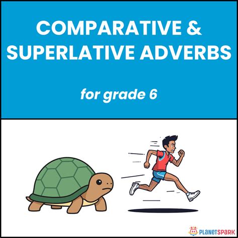 Class 6 Worksheet on Comparative & Superlative Adverbs | PlanetSpark