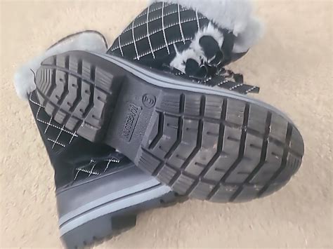 Magellan Outdoors Faux Fur Lined Winter Snow Rain Boots lace up Quilted ...