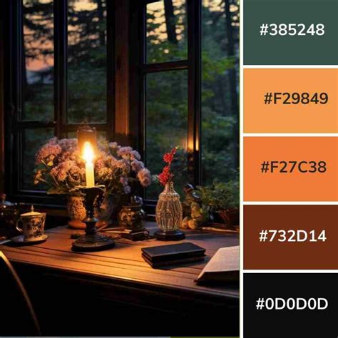 20 Dark Academia Color Palettes with Names and Hex Codes - daintyaesthetic.com