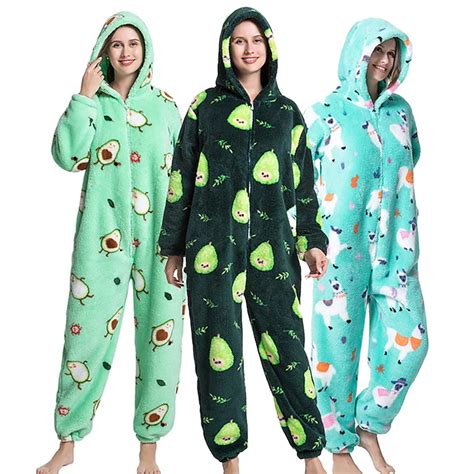 Vuxna Figur Nattkläder Onesie kostym Panda Dinosaurie Onesie-pyjamas ...