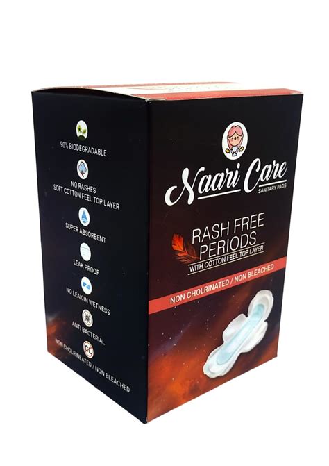 Buy Naari Care Ultra Thin Biodegradable XXL+Sanitary Napkins (8 ...