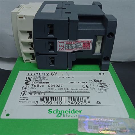 Jual Contactor/Kontaktor LC1D12B7 Schneider - Kab. Tangerang ...