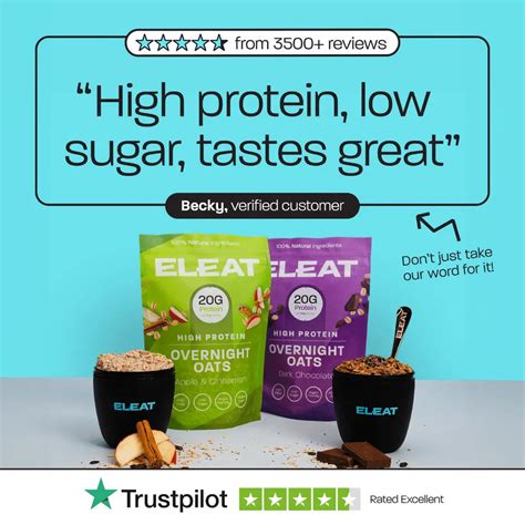 High Protein Overnight Oats Variety Pack (4 x 400g) | ELEAT