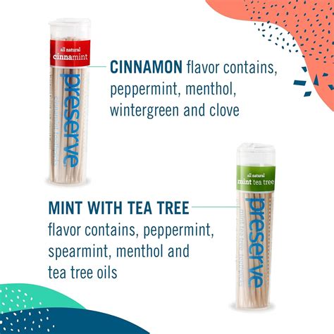 Preserve Toothpicks Cinnamint Refreshing Natural India | Ubuy