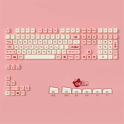 Akko PBT Keycaps Set, Dim Sum Bear OEM Profile India | Ubuy