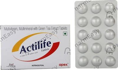 Actilife Tablet: Uses, Side-effects, Price, Dosage & More Info - PharmEasy