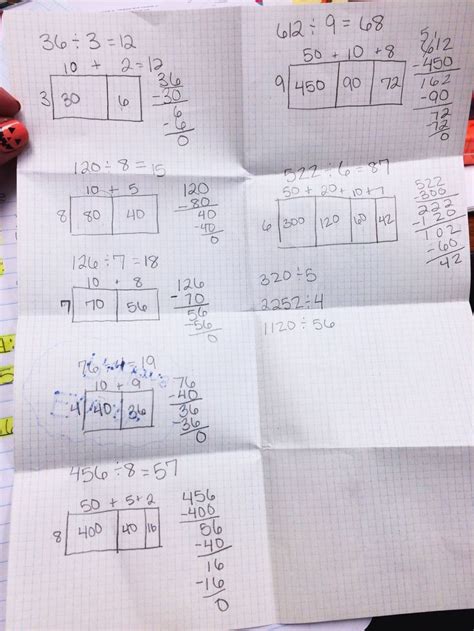 Image result for Division Using Area Models Numbers