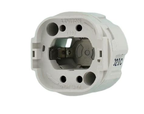 Leviton 26800-4A9 Twist-in Socket for G24q and GX24q Lamp Bases, 4-Pin ...