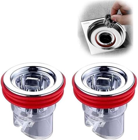 2PCS Anti-Odor Floor Drain Shower Waste Water Drainer, Odor Proof Floor ...