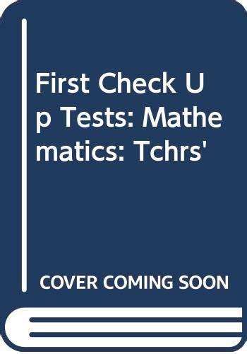 Mathematics: Tchrs' (First Check Up Tests) : Nolan, Melvyn: Amazon.in ...