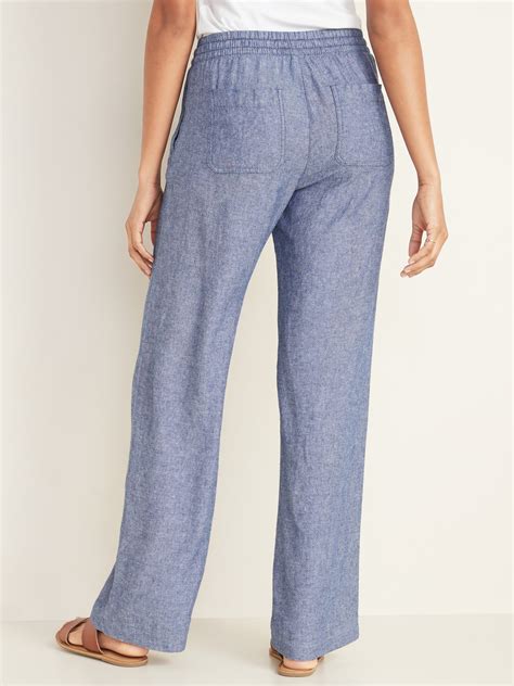 Women's Tailored Linen-Blend Wide Leg Pants at Nina Pierson blog