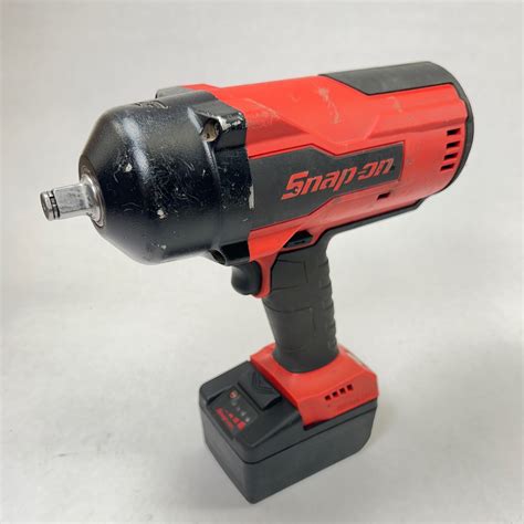 Snap On 18 V 1/2" Drive MonsterLithium Cordless Impact Wrench & Battery ...