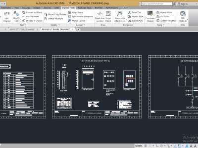 Image result for AutoCAD Electrical Create Penal View