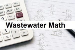 Wastewater Math Formulas 的图像结果