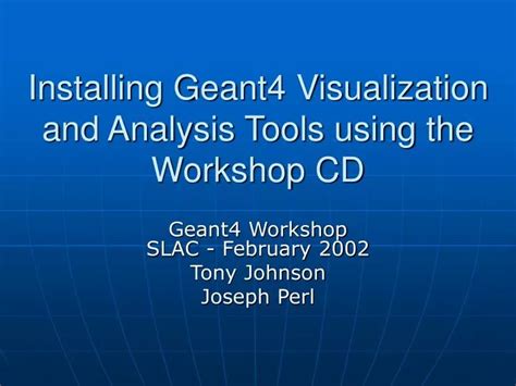 Image result for Geant4 Visualization