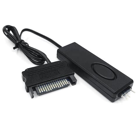 5V 3Pin ARGB Controller Connector SATA Power Supply Remote Control for ...