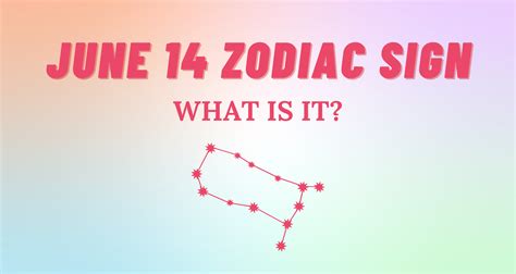 June 14 Zodiac Sign Explained | So Syncd
