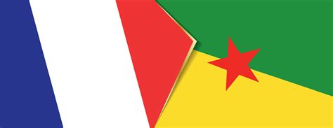 France and French Guiana flags, two vector flags. 31122703 Vector Art ...