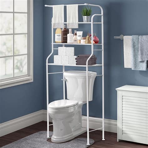Buy Over The Toilet Storage 3-Tier Bathroom Shelf 64*26*10 Inch Metal ...