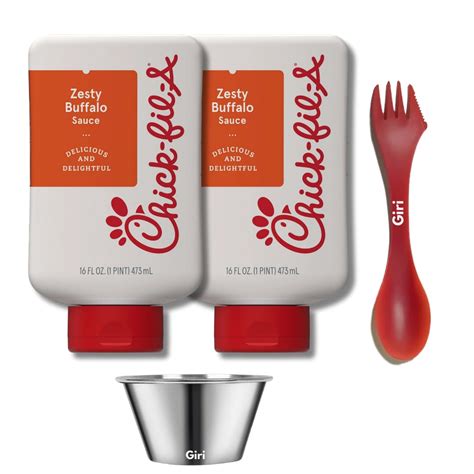 Amazon.com : Chick-Fil-A Zesty Buffalo Sauce, 2pk (16 fl oz Bottles ...