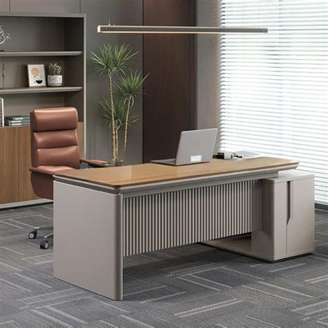 Lakdi The Furniture Co Director & Executive L-Shape Table for Office ...