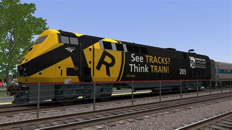 Amtrak GE P42DC #203 (Operation Lifesaver) v1.2 - Train Sim Community