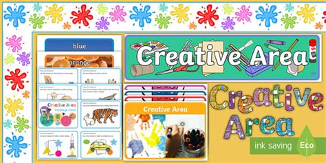👉 Creative Area EYFS Classroom Set-Up Pack (teacher made)