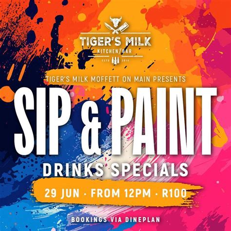 SIP & PAINT SUNDAY AT TIGERS MILK, Tiger's Milk (Moffet on Main), Port ...
