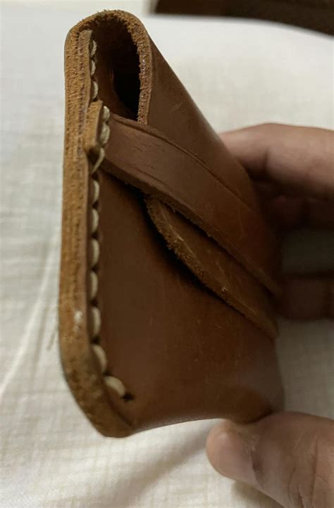 Handmade fullgrain leather wallet - Indianleathercraft