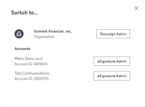 Image result for DocuSign Admin API Example