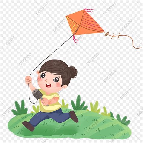 Flying Kites Hd Transparent, Children Fly Kites, Fly A Kite, Children ...