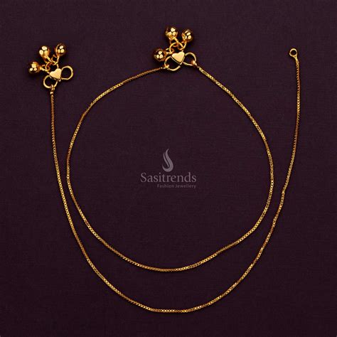 Micro Gold plated Anklets for Everyday Elegance – Sasitrends